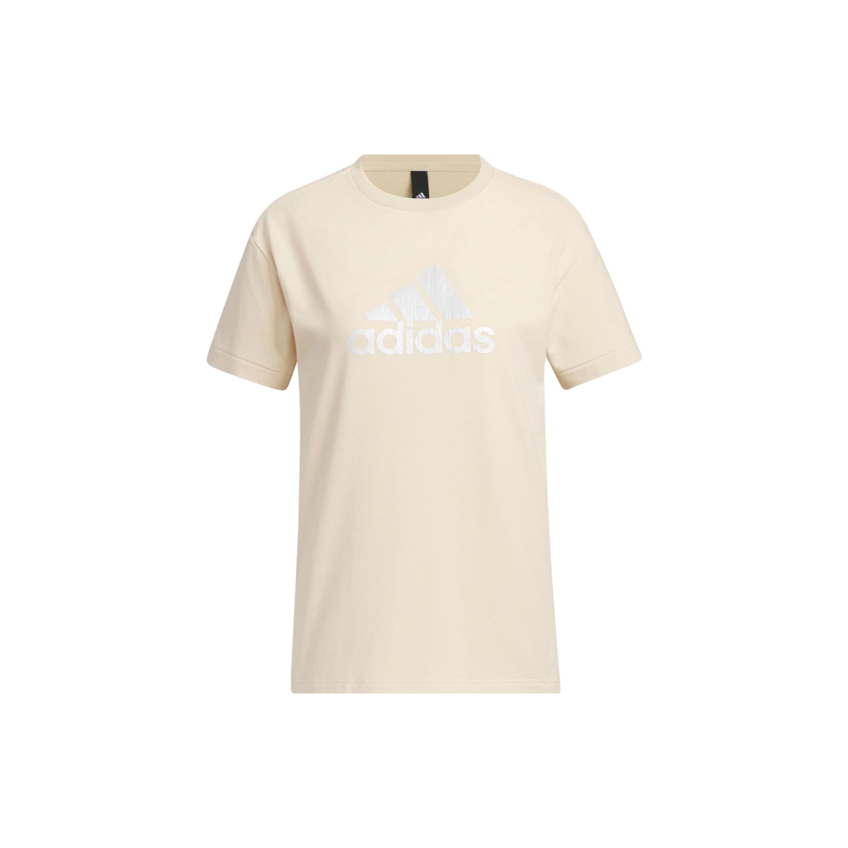 (WMNS) adidas RCO BOS T-Shirt Asia Sizing Beige Women s IP7085 S