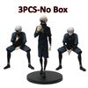 20cm Ken Kaneki Sitting Figure Tokyo Ghoul GK Replaceable Double Head Double Arms Statue with Base Anime Model Toy Deco Boy Gift