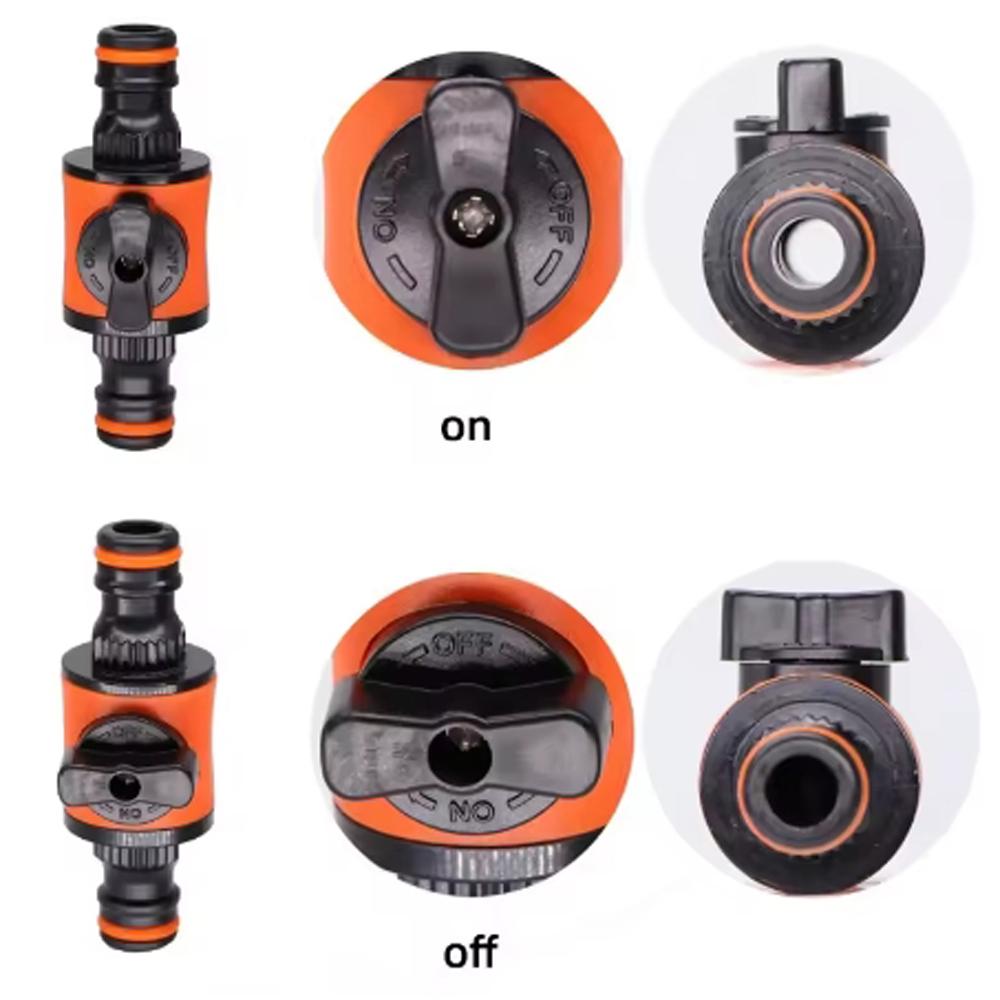 1/2PCS Garden Hose Pipe Tap Shut Off Valve Pipe Connector & Coupler for Water Stop Tap Adapter Quick Joint Water Irrigation Tool