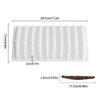10 Cavity Multifunctional Vanilla Mousse Cake Pastry Silicone Mould For Chocolate Ladyfingers Candle Simulation Toy Baking Tool