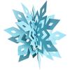 Snowflake Charms for Festive Home Decoration Pack of 6 Sparkling Designs