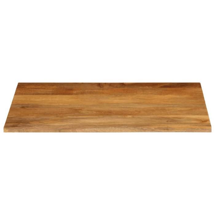 VidaXL Dessus de table à bord vivant 100x80x2,5cm bois massif manguier 370556