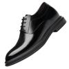 Unsichtbare Innenhöhenerhöhung 8cm Lederschuhe Herren Koreanische Version Echtes Leder Herrenschuhe Businesskleid Schwarz Spitz Foto Hochzeitsschuhe