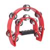 Musical Orff Tambourine Educational Hand Ring Tambourine Half Moon Handbell  Musical Enlightenment