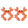 4/1/2PCS Silicone Spatula Rack Small Crab Anti Scalding Overflow Pot Clip Spoon Holder Clip Universal Shovel Rack Kitchen Gadget