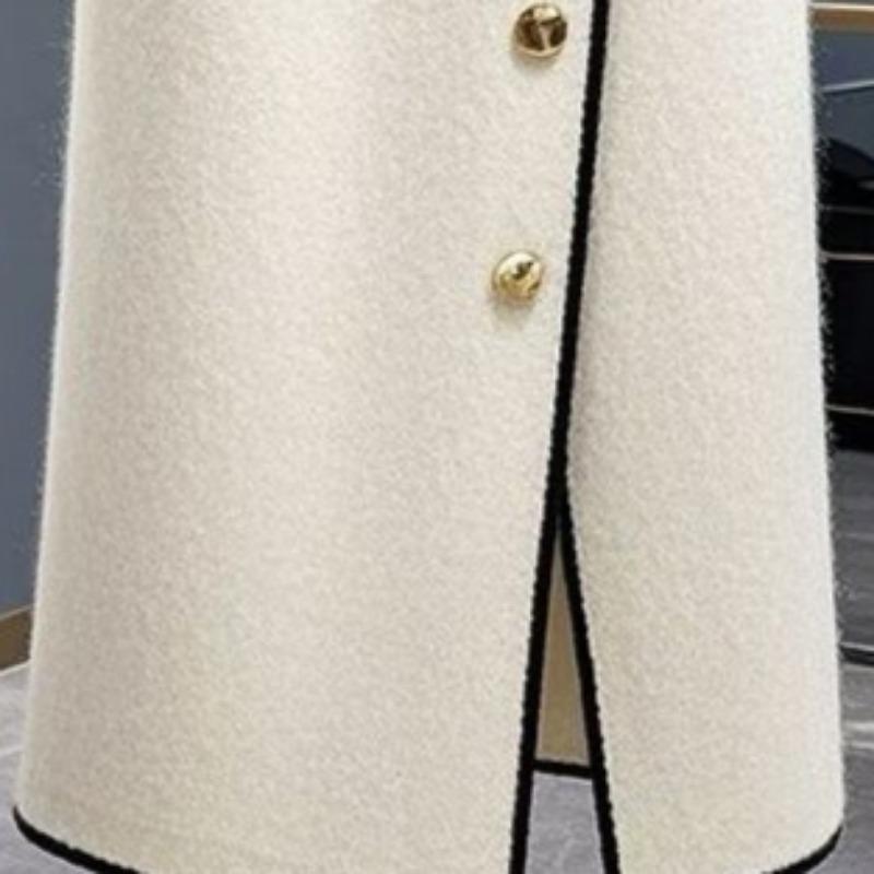 Matakawa Spring Autumn Women Skirts Fashion Chic Faldas Mujer A Line Elegant Simple Sweet Long Skirt