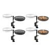 Deck Bird Feeder Tray Detachable Mesh Feeder Tray with Water Bowl Deck