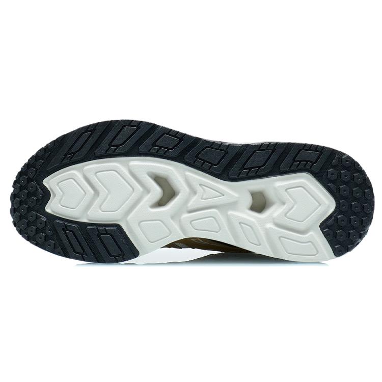Li Ning Mountain Color Scenery Breathable Low Top Running Shoes Men's Yellow Gray Green AGLR079-1
