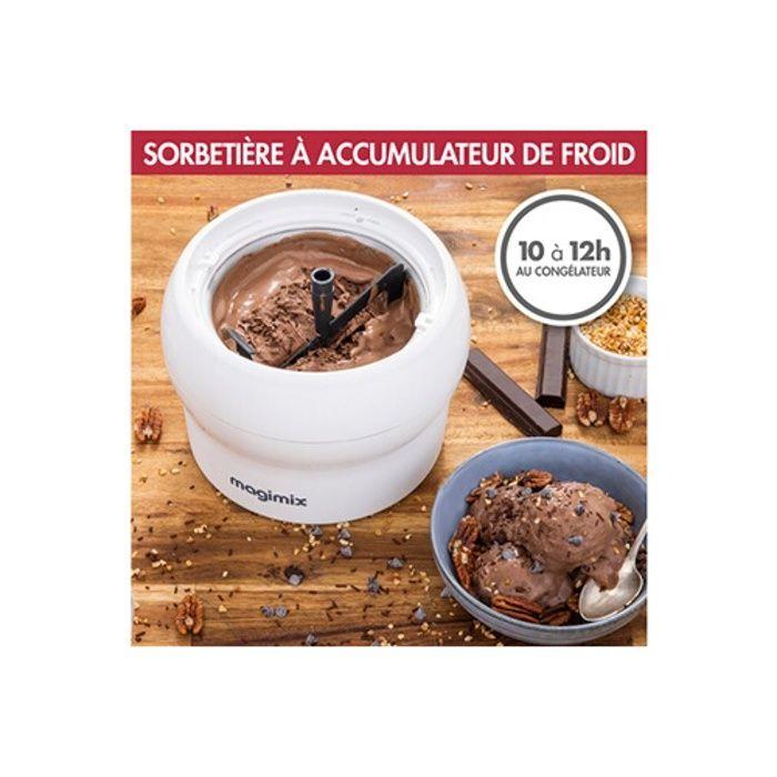 Sorbetiere magimix le glacier 11669 1.5 l rouge