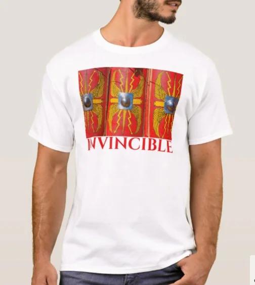 Red Decorated Roman Empire Military Shields Scutums TShirt Summer Cotton Short Sleeve ONeck Mens T Shirt New S3XL S