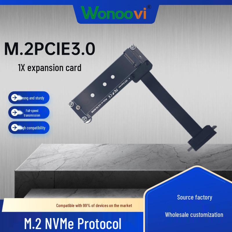 PCIe X1 To M.2 NVMe SSD Adapter Card for Desktop Expansion