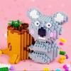 LOZ 9212 Animal World Koala Bear Tree Pen Container 3D DIY Mini Diamond Blocks Bricks Building Toy  No Box