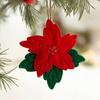 Artificial Flower Felt Christmas Tree Pendant Puppy Christmas Tree Decorations  New Year