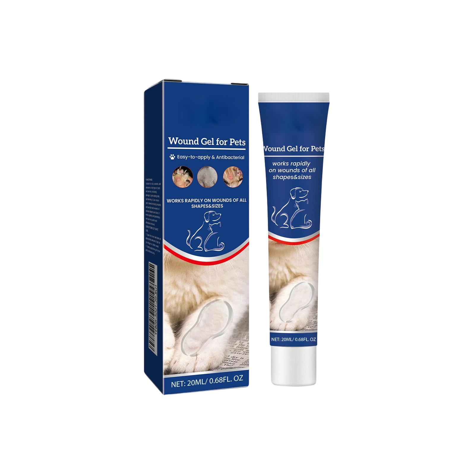 

-Лечебный гель для ран домашних животных, Безболезненный для собак и кошек One Size