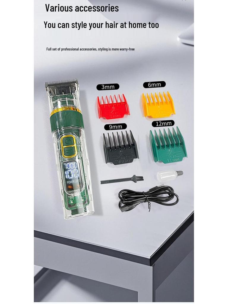 Rechargeable Pet Hair Trimmer: Professional Electric Clippers for Dogs and Cats