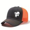 Berretto Stampato Unisex in Rete con Visiera Curva Cappellino da Baseball Classico per Esterno Estivo
