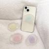 Transparent Matte Sandwich Color Snapper Burnt Mobile Phone Airbag Bracket Pasted Retractable Niche Creative Watch Drama