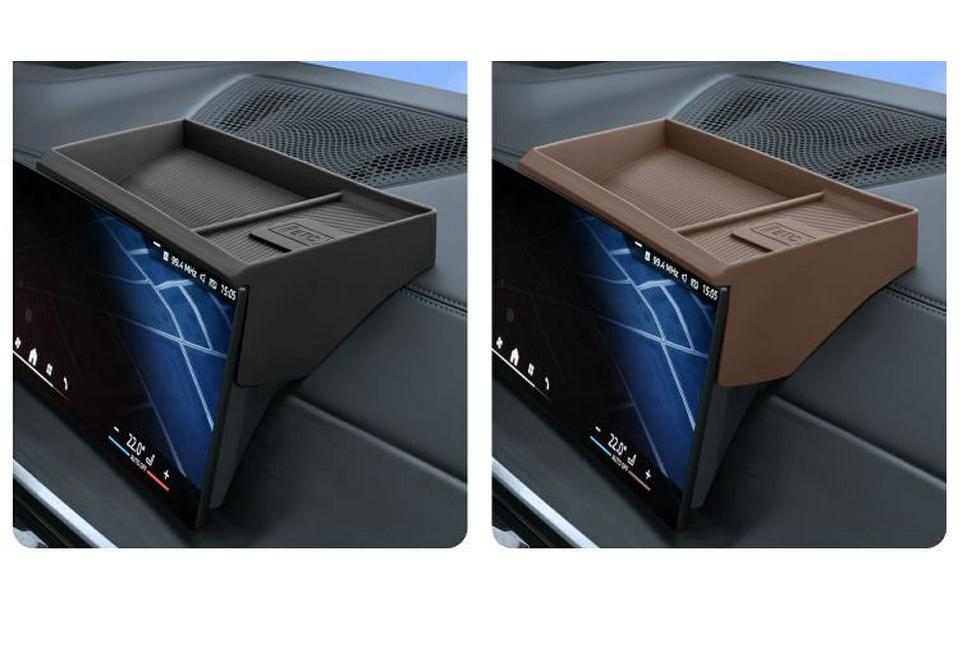 BMW X5, LX3, iX1, New 3 Series, 5 Series Center Console Screen Silicone Storage Box Accessory.