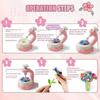 DIY Fabric Flower Bouquet Craft Kit Eco-Friendly Material Handmade Art Toy No Odor for Kids Home Art Project Festival Gift