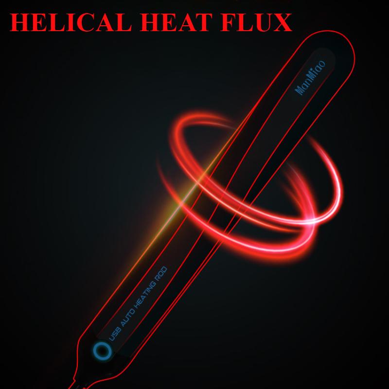 Automatic Temperature Control Heating Rod USB Plug-in Constant Temperature Heater for Adult Products Male Sex Toys Airplane Cup