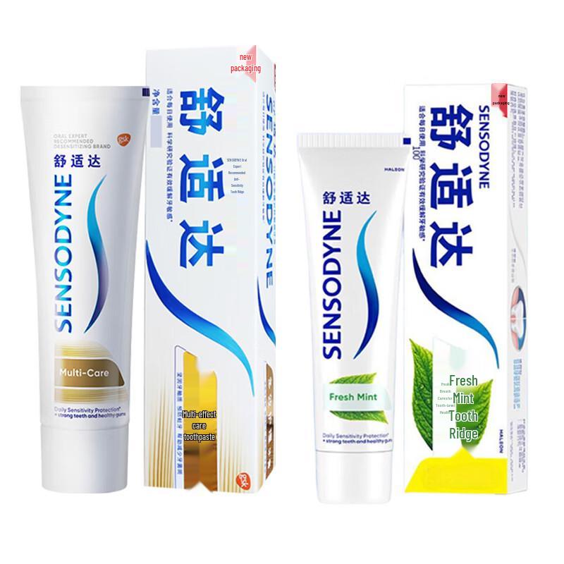 Sensodyne Multi-care & Fresh Mint Toothpaste Combo