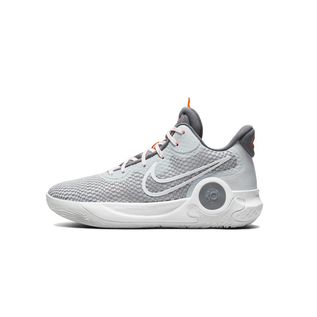 Nike KD Trey 5 IX Lucky Day Fabric Cushioning, Wear Resistant Low top Basketball Shoes Unisex Pink Gray White CW3402-011(Team434-)