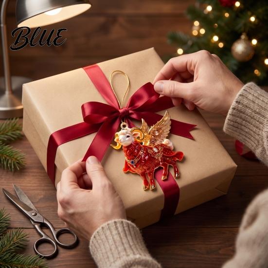 Acrylic Farm Animal Xmas Tree Sheep Hanging Goat Ornament Ornaments Christmas Decoration for 2D Flat