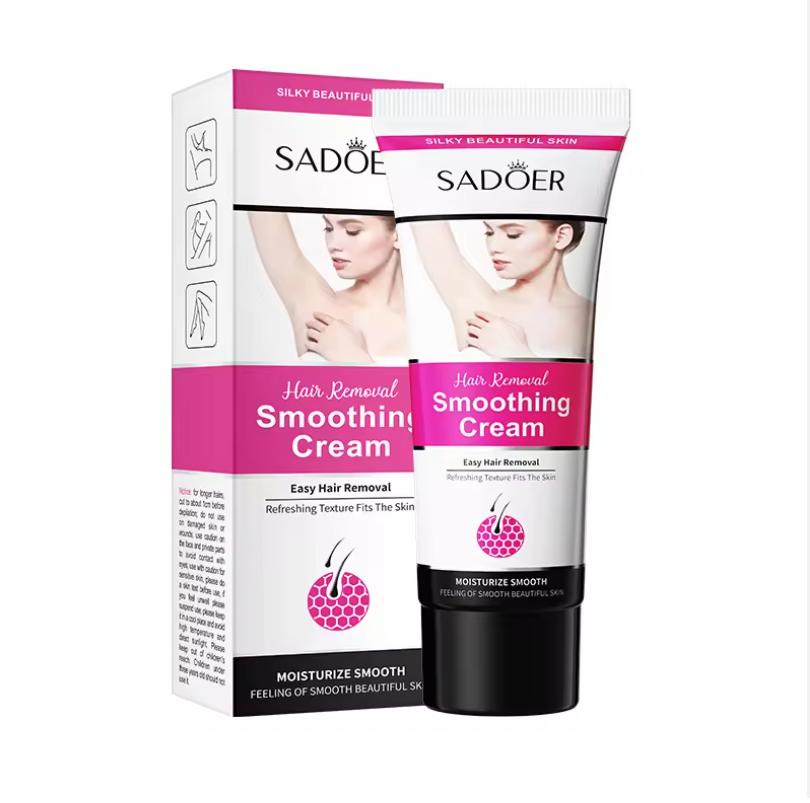 Gentle hair removal cream for underarm, limb, and whole body hair removal without leaving black spots, moisturizing style