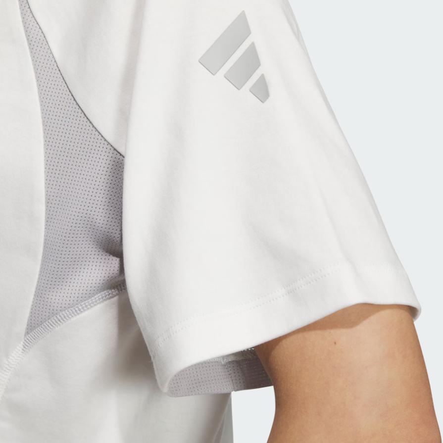 Adidas Future Style Short Sleeve Sports Casual Round Neck T-Shirt Women Tops Bright-White JN3505