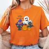 Halloween Cats Graphic Y2k Tops Women T-Shirt Casual Ulzzang Harajuku Streetwear Aesthetic Female Clothing Short Sleeve Tees