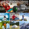Monocular 80x100 Portable Zoom HD Telescope Long Distance Mini Powerful Telescope for Hunting Outdoor Camping Hiking Sports