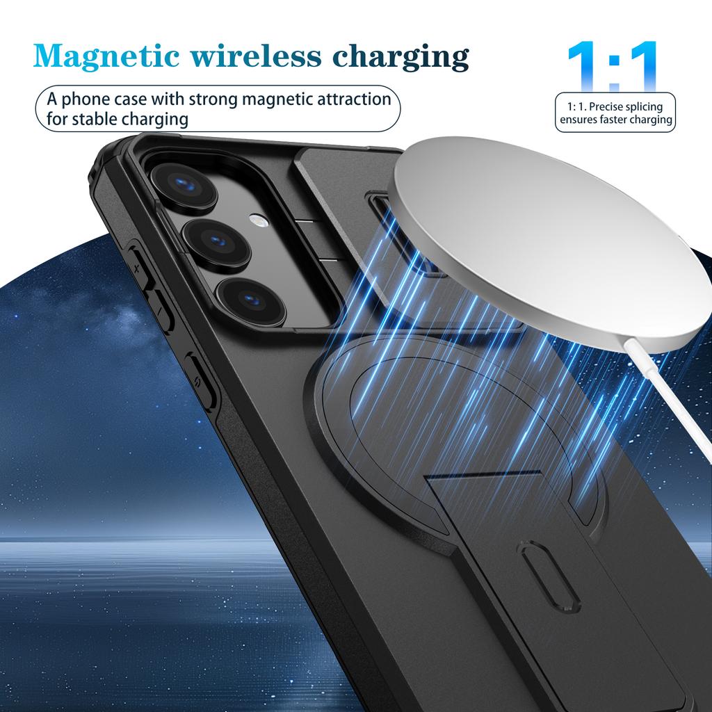 Cover for Samsung Galaxy S25 FE S24 Plus S25 Ultra A17 A56 A16 A36 A26 Dual Layer Case Military Grade Protection Cover