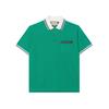 Polo Shirts Men's Green Polo Collar Moderate Straight Fit 628339-XJCQR-3129