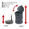 JEFCOM Hüftstaubbox Tragbarer Eimer x H200mm 150 DBX-09F