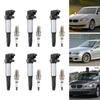6x Ignition Coil+Spark Plug UF515 UF522 For BMW 325 335 525 530i X5 Z4 2.5L 3.0L
