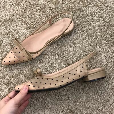 Sandále Ženy Ploché Baotou Mesh Priedušné Sandály s mašličkou Móda Letné Nízke podpätky Špicaté Topánky Žena