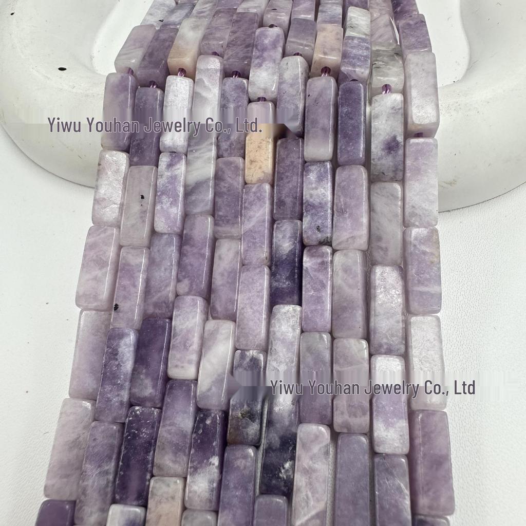 4x13mm Natural Stone Rectangle Bar Beads for DIY Jewelry and Bracelets