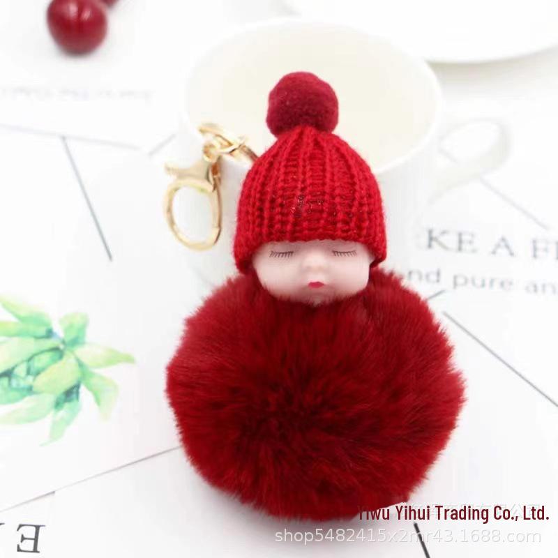 

Брелок для ключей KOOROL Adorable Baby Fur Ball Plush - Идеально подходит для сумок и автомобилей