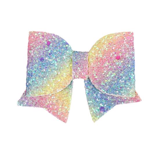 Hairpin Three-Dimensional Swallowtail Butterfly Wing Shape Hair Clip with Glitter Sparkling Sequins Kids Ponytails Braids Party Hair Accessories