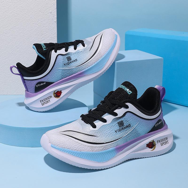 Children's running shoes 2025 spring boys' running shoes Red Rabbit ultra-light mesh breathable rotating buckle girls' running shoes