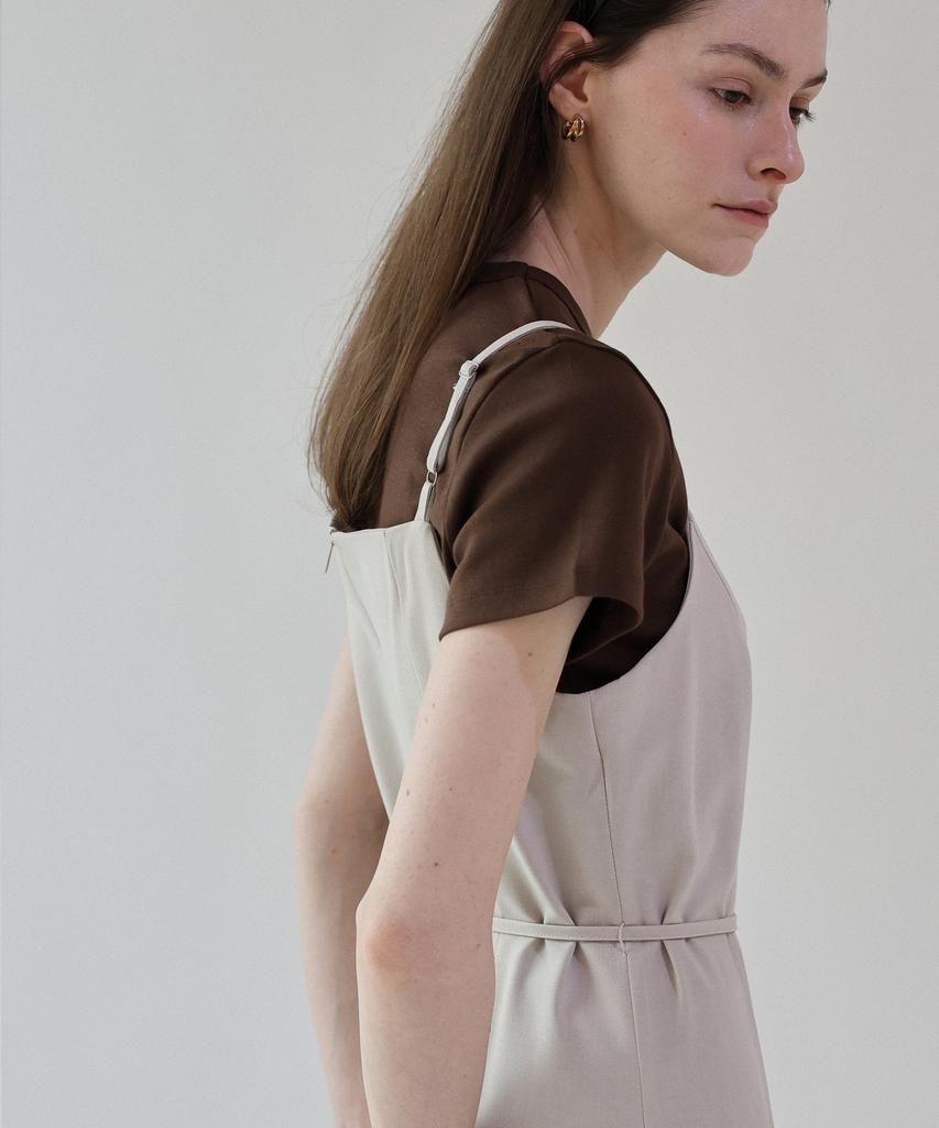 Keullaepeu Summer Wool Long Dress_Beige