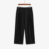 Women's Elastic Wide-leg Pants Summer High-waisted Slimming Straight-leg Pants with A Good Drape and Casual Pants