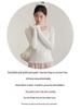 Autumn/Winter Spicy Girl Cropped Slimming Long-Sleeve T-shirt for Women: Flattering Versatile Base Layer