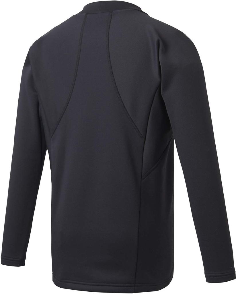 DESCENT Baseball Junior High Neck Long Sleeve Fleece Size Undershirt, Lining, Black, 150, JSTD-658