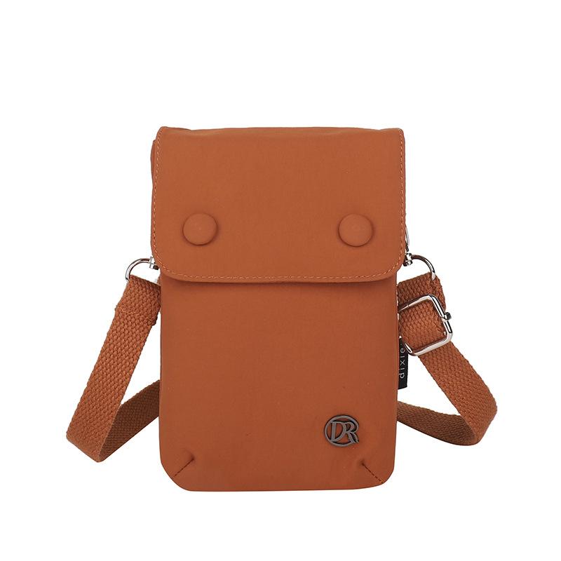 Summer and Summer Niche Simple Nylon Cloth Small Bag Women's Casual and Fashionable Crossbody Bag Mobile Phone Bag
