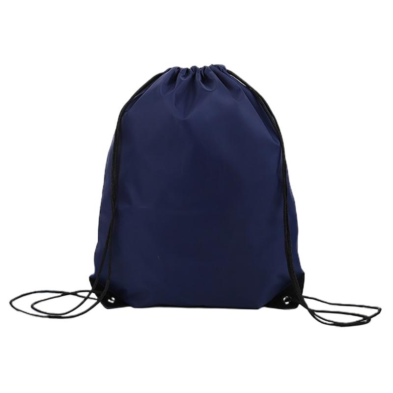 Drawstring Fitness Bag Water Resistant Oxfordcloth Sports Bag Light Weight Drawstring Backpack for Climbing Hiking