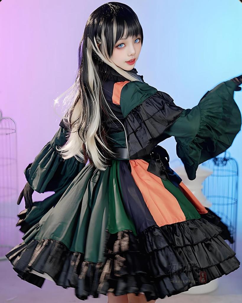 Juufuutei Raden Cosplay with Wig Lolita Hololive Cosplay Costume for Adults Costume School Festival Event Costume Stage Clothes Juufuutei Raden
