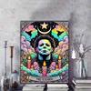 Diamond Painting Michael Myers Colorful Tarot Style Art Painting 5D Mosaic Art DIY Cross Stitch Embroidery Set Full Diamond Home Decor Gift