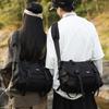 Unisex Crossbody Bag - Korean-Influenced, Casual Nylon, Waterproof, Functional Workwear Style