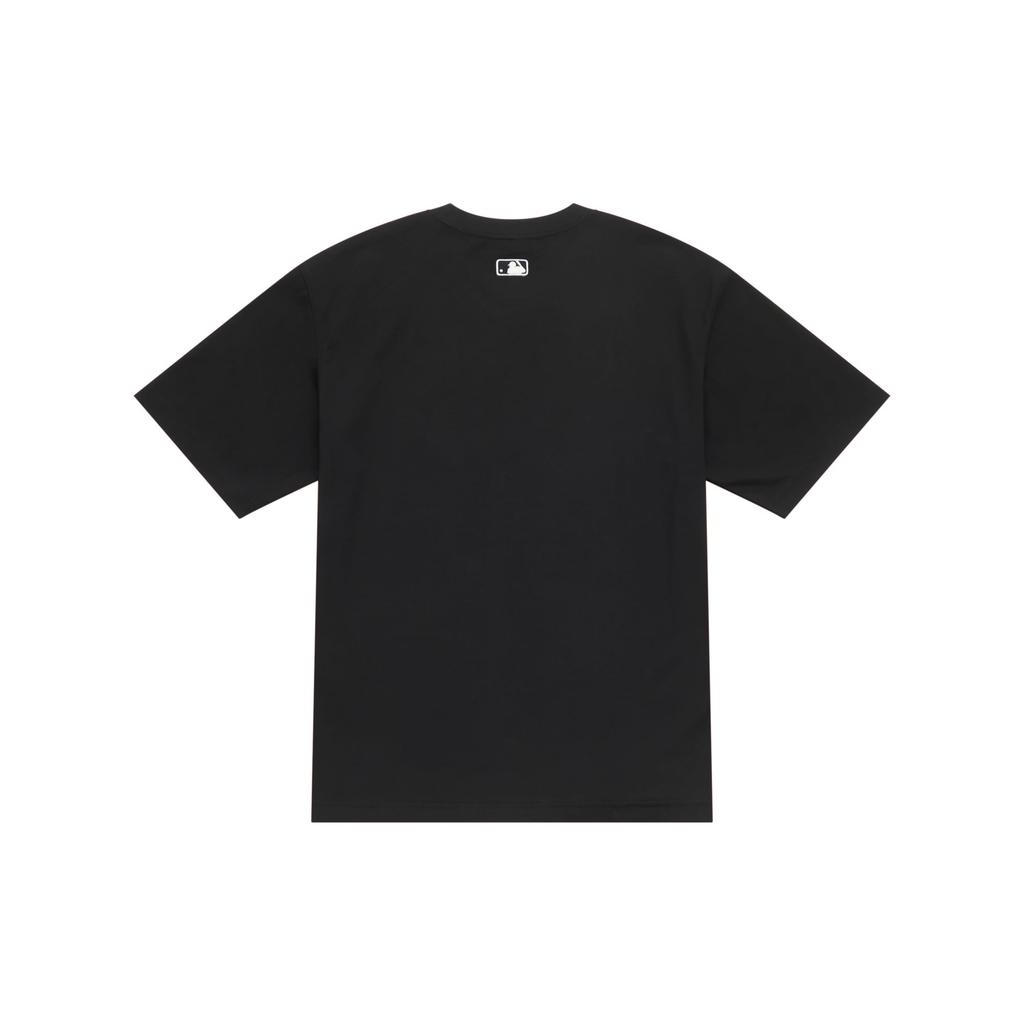 MLB Preppy Style Collection New York Yankees SS25 T Shirt Unisex Black 3ATSV0653-50BKS